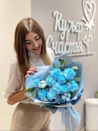 Букет Голубая лагуна