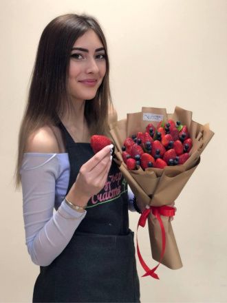 Букет Клубничный восторг