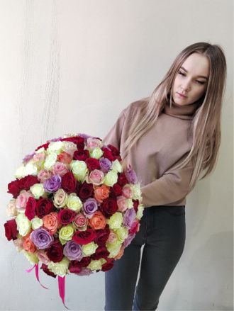 Букет Цветочная мозаика