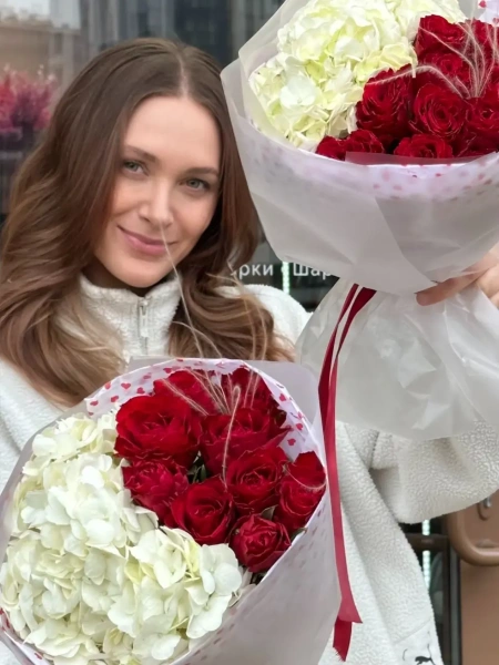 Букет Поцелуй Белоснежки