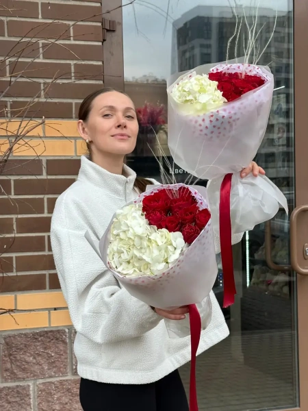 Букет Поцелуй Белоснежки